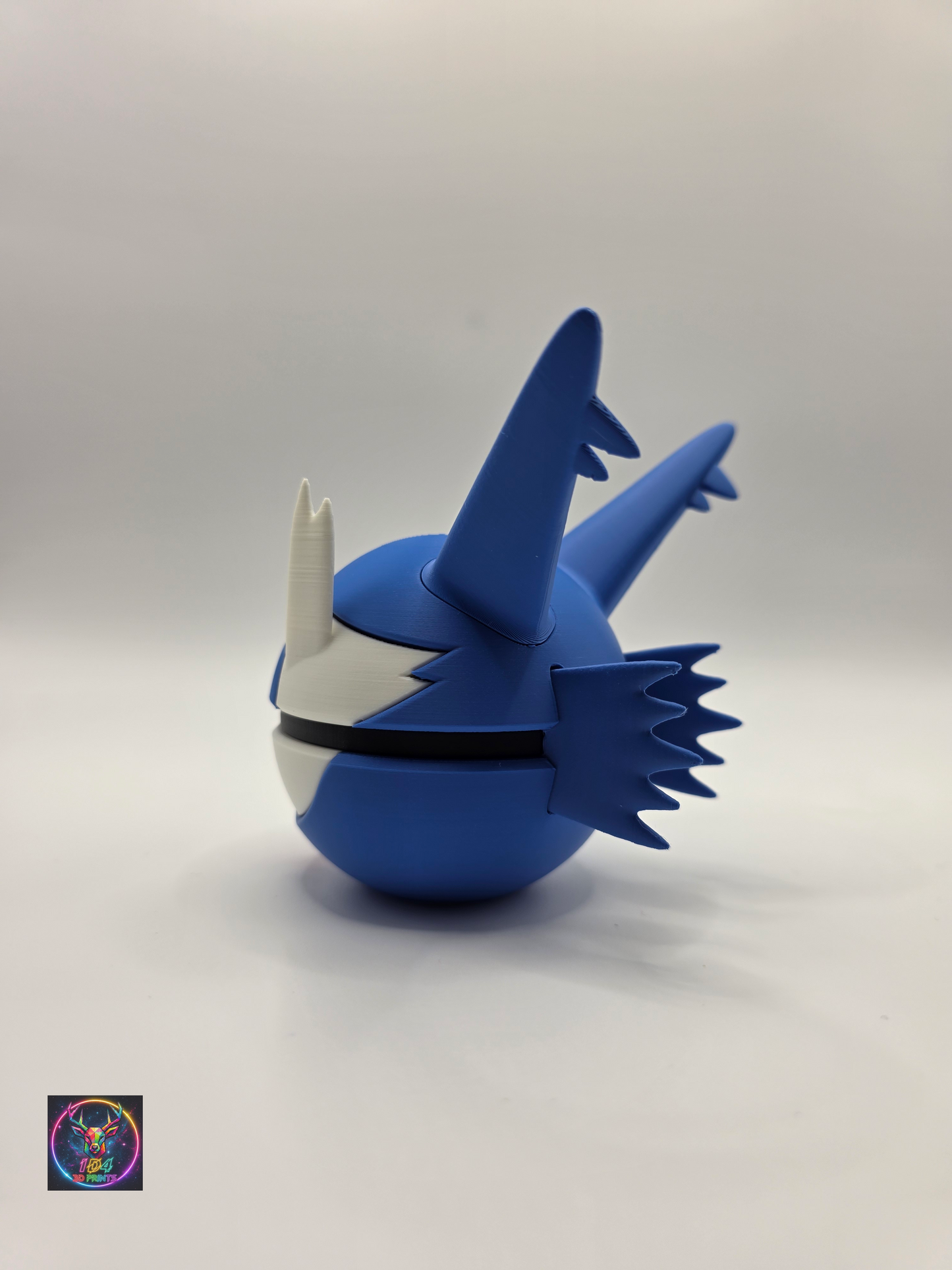 Character Design - 3D Printed Character Ball - Latios - Unique Display Collectible.