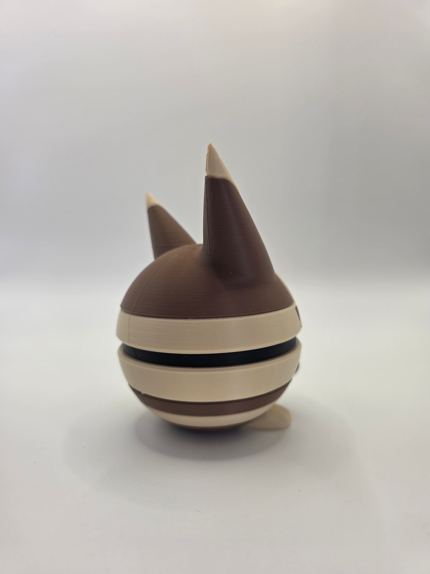 Character Design - 3D Printed Character Ball - Furret - Unique Display Collectible.