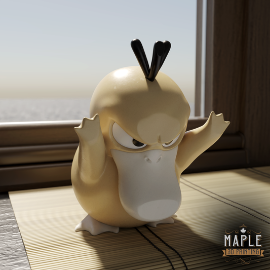 Window Pokemon - 3D Printed Character Design - A distinctive and highly collectible display item.