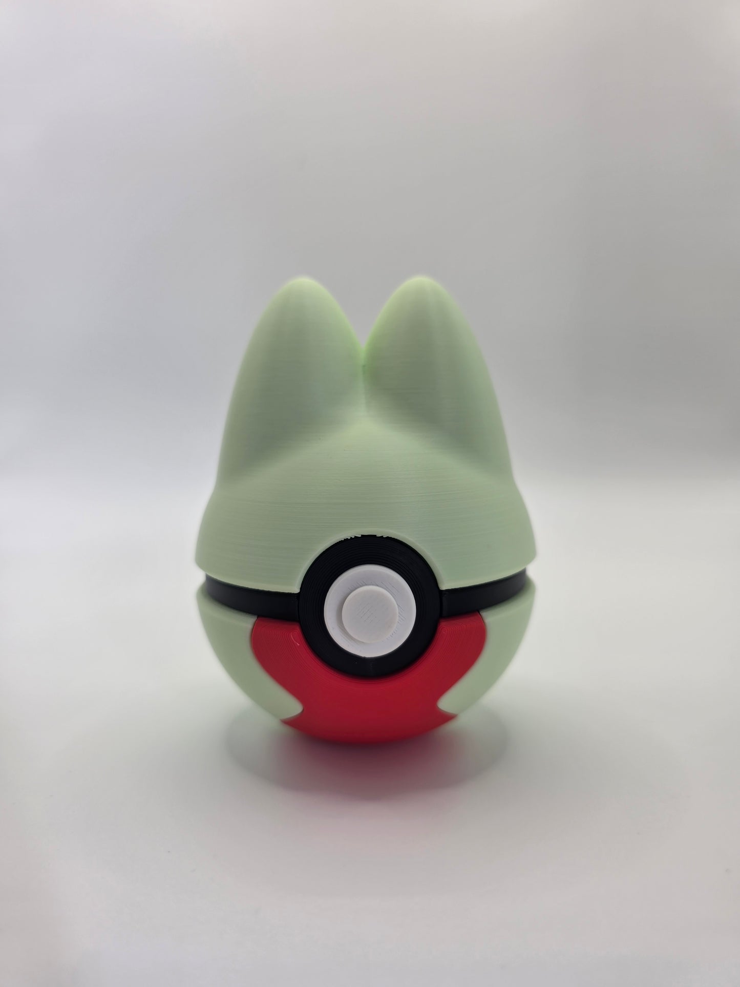 Character Design - 3D Printed Character Ball - Treecko - Unique Display Collectible.