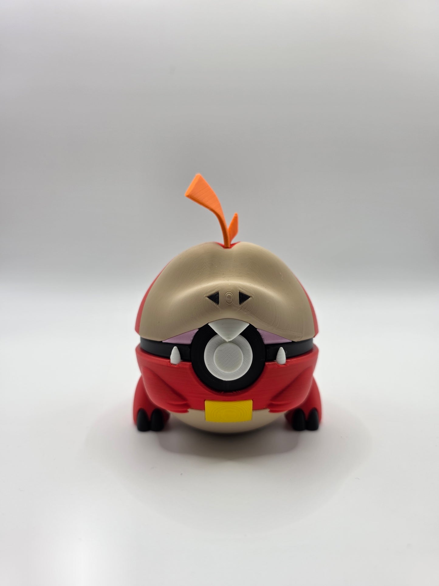 Character Design - 3D Printed Character Ball - Fuecoco - Unique Display Collectible.