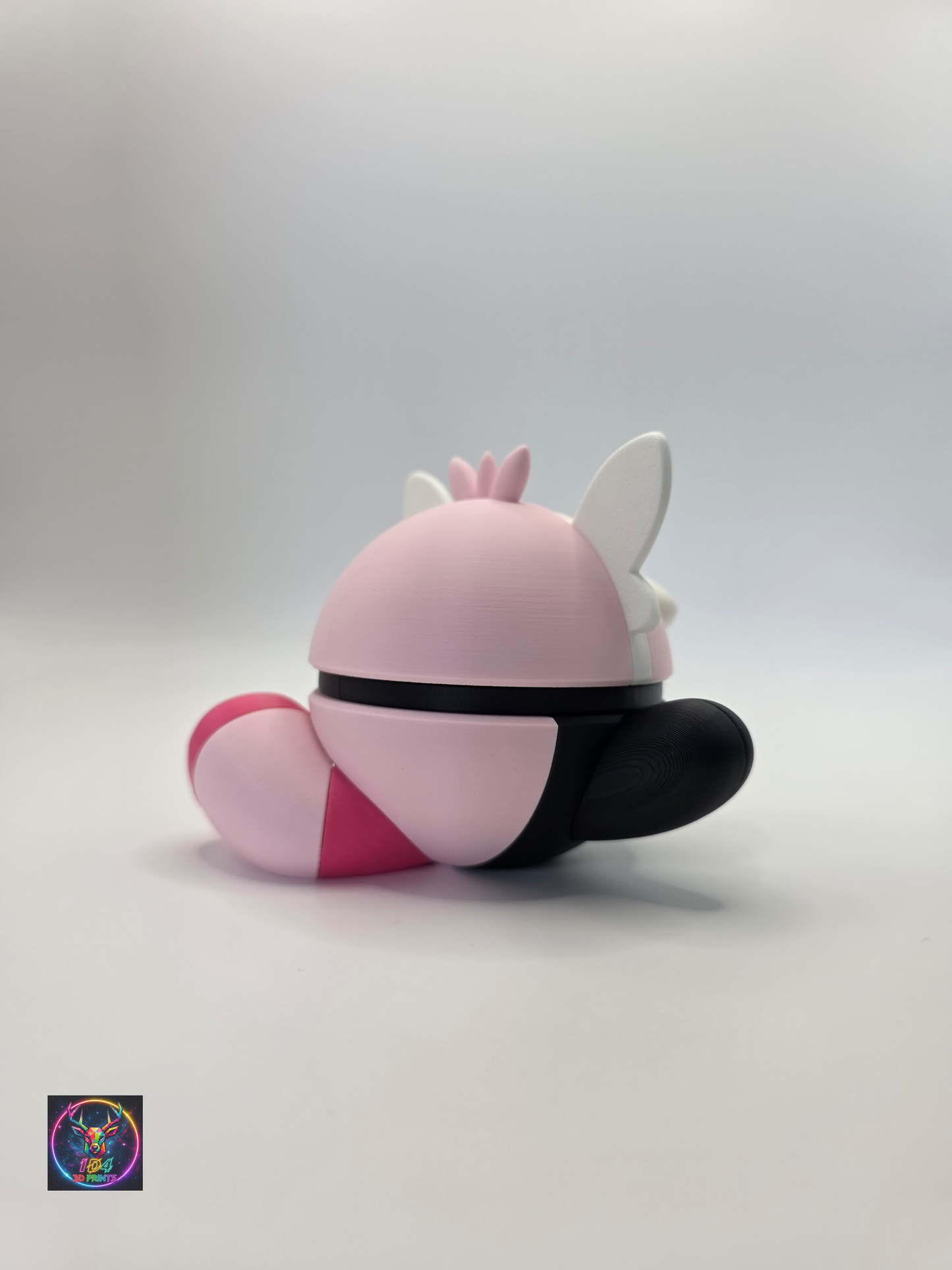 Character Design - 3D Printed Character Ball - Bewear - Unique Display Collectible.
