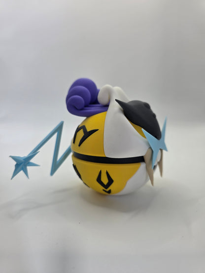 Character Design - 3D Printed Character Ball - Raikou - Unique Display Collectible.