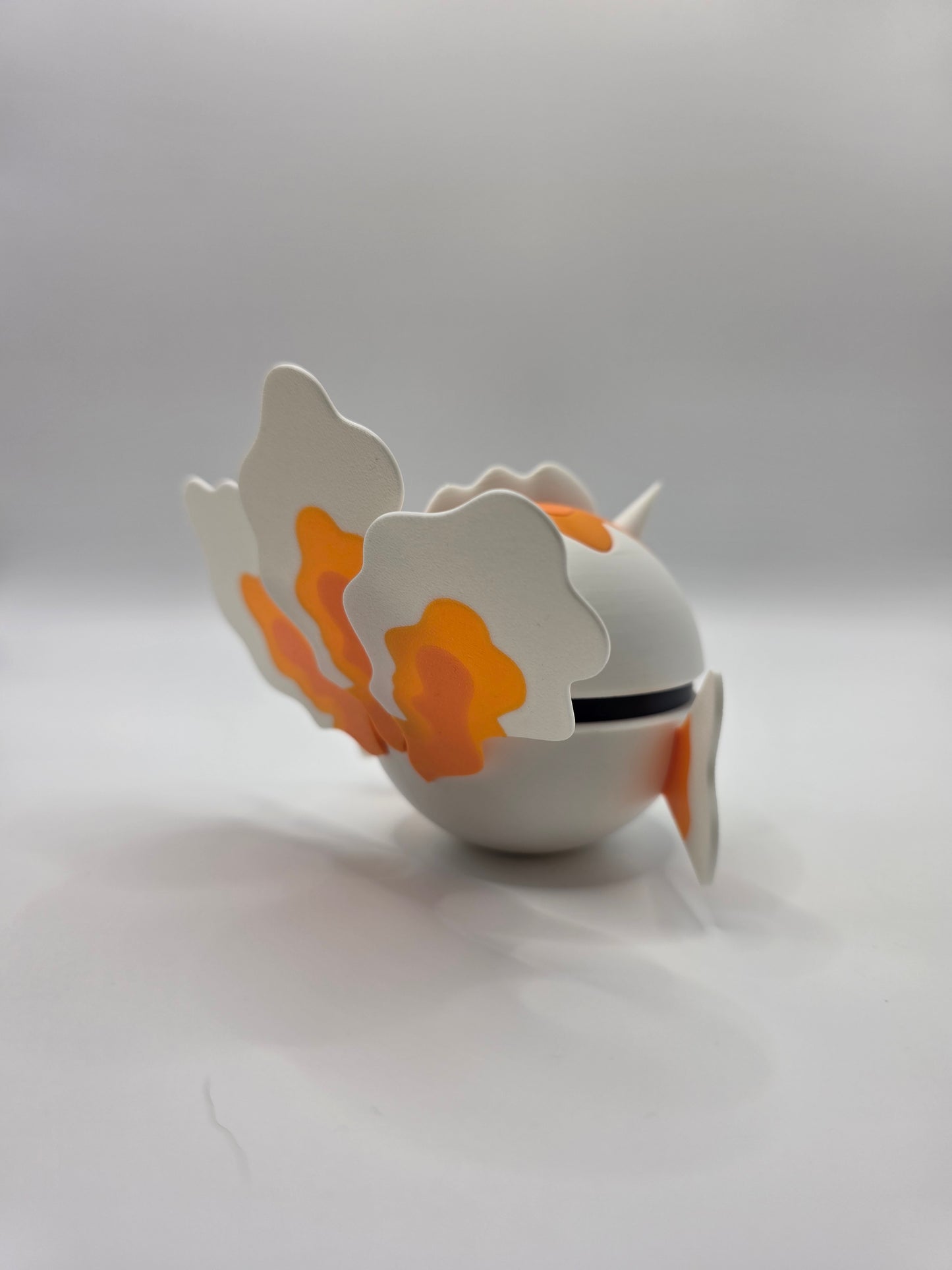 Character Design - 3D Printed Character Ball - Goldeen - Unique Display Collectible.
