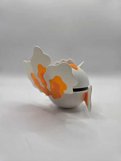 Character Design - 3D Printed Character Ball - Goldeen - Unique Display Collectible.