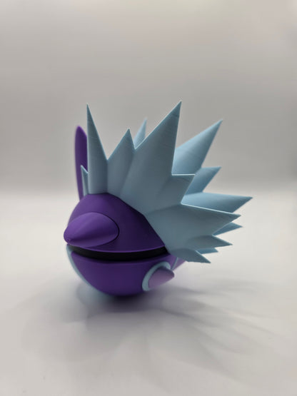 Character Design - 3D Printed Character Ball - Toxtricity Low Key Form- Unique Display Collectible.