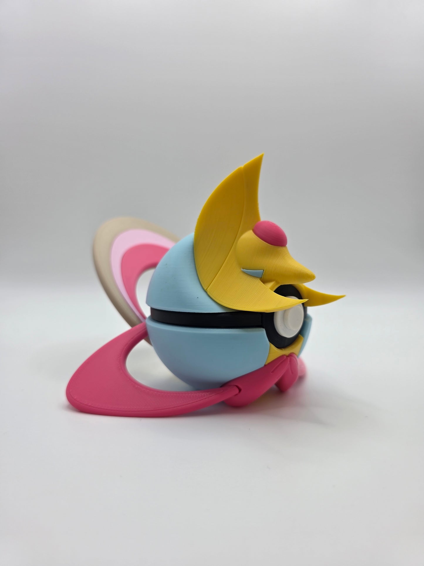 Character Design - 3D Printed Character Ball - Cresselia - Unique Display Collectible.