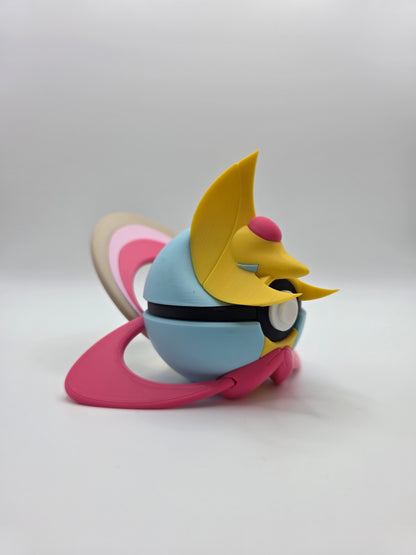 Character Design - 3D Printed Character Ball - Cresselia - Unique Display Collectible.