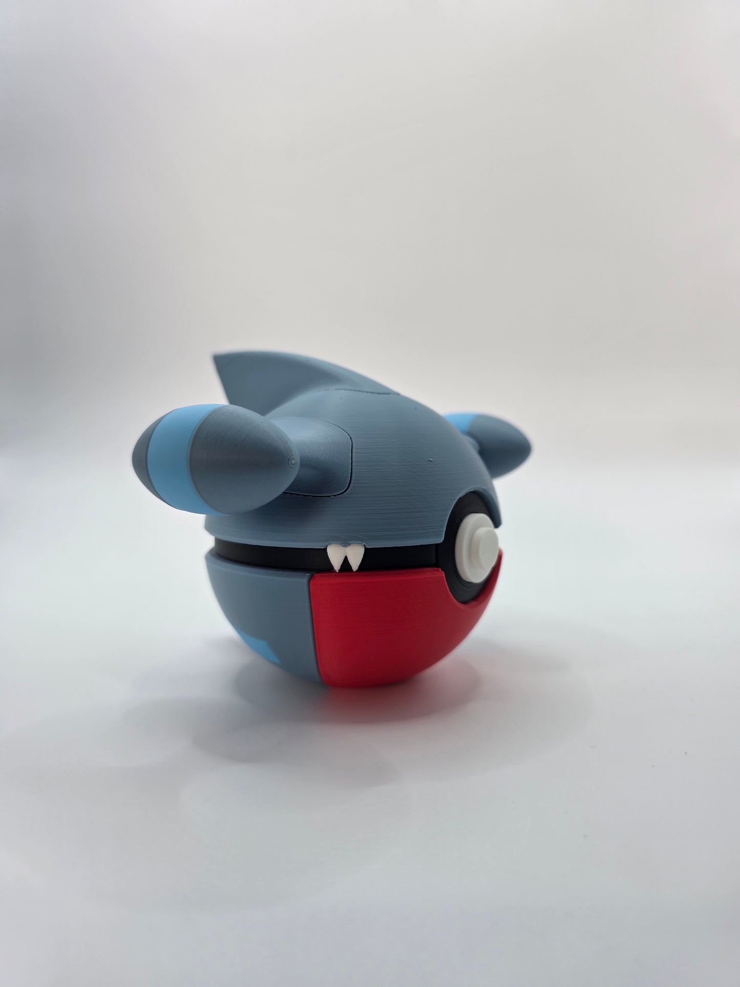 Character Design - 3D Printed Character Ball - Gible - Unique Display Collectible.
