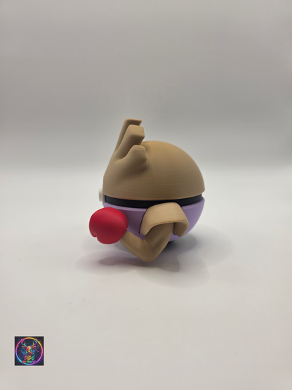 Character Design - 3D Printed Character Ball - Hitmonchan - Unique Display Collectible.
