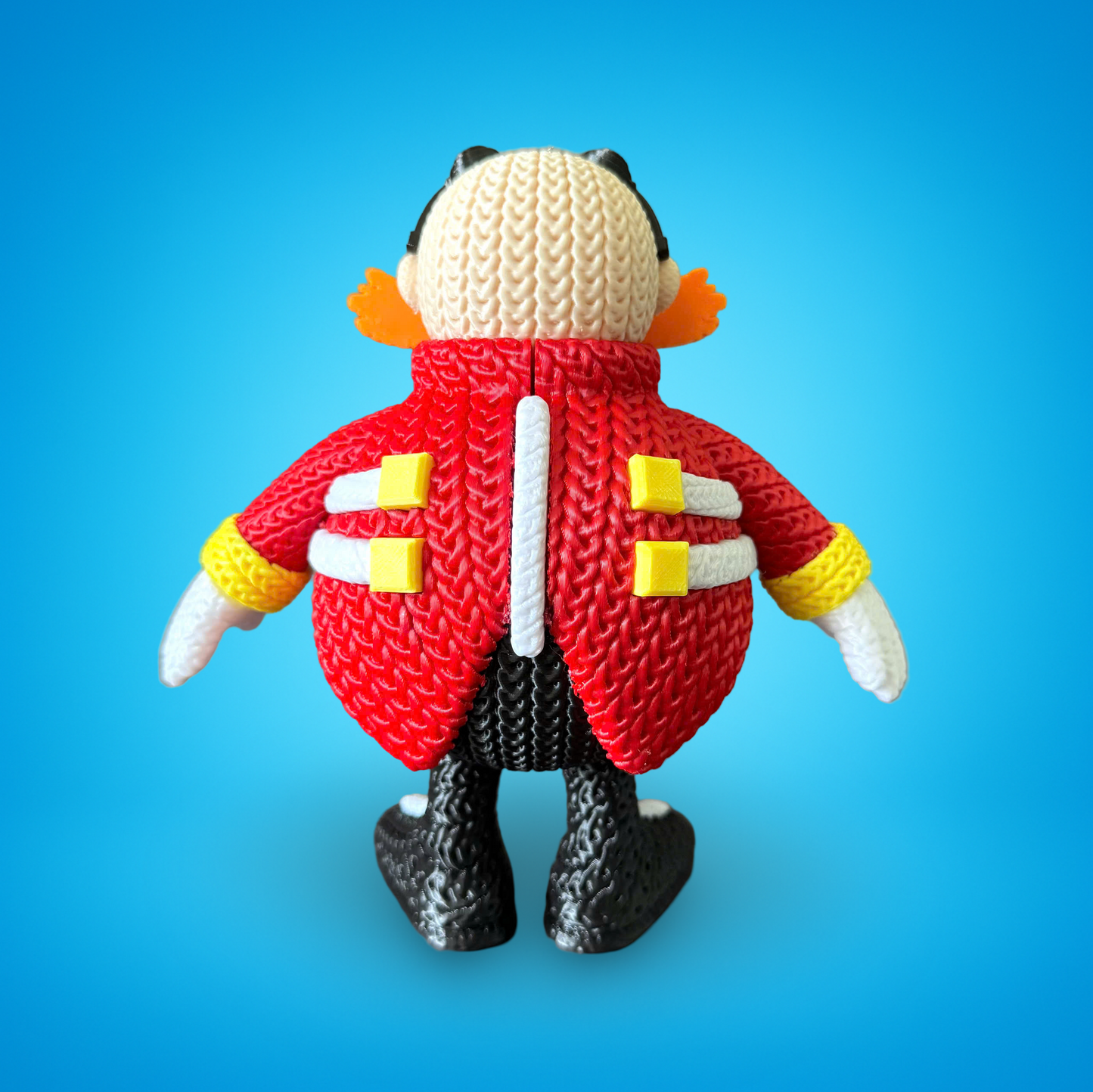 Sonic & Friends- 3D Printed Knitted Design Figures- Unique Display Fan Art Collectibles