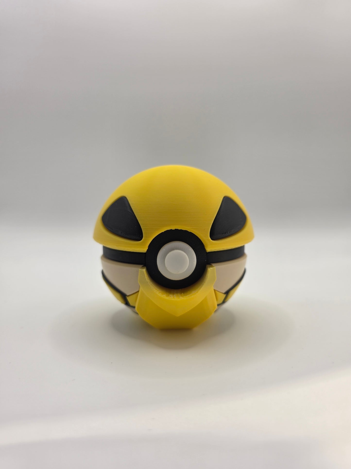 Character Design - 3D Printed Character Ball - Kakuna - Unique Display Collectible.