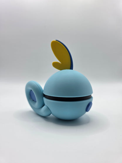 Character Design - 3D Printed Character Ball - Sobble - Unique Display Collectible.