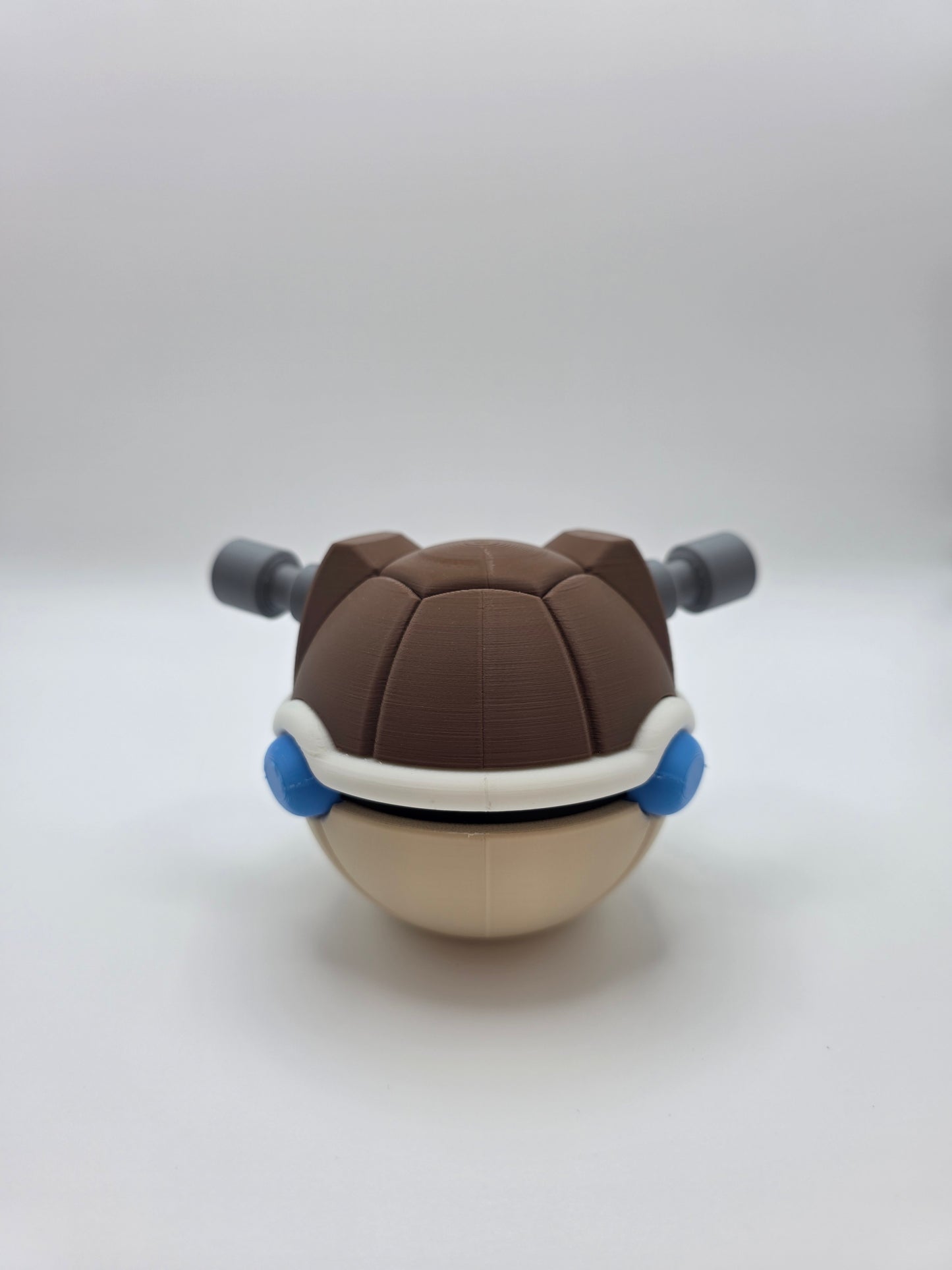 Character Design - 3D Printed Character Ball - Blastoise - Unique Display Collectible.
