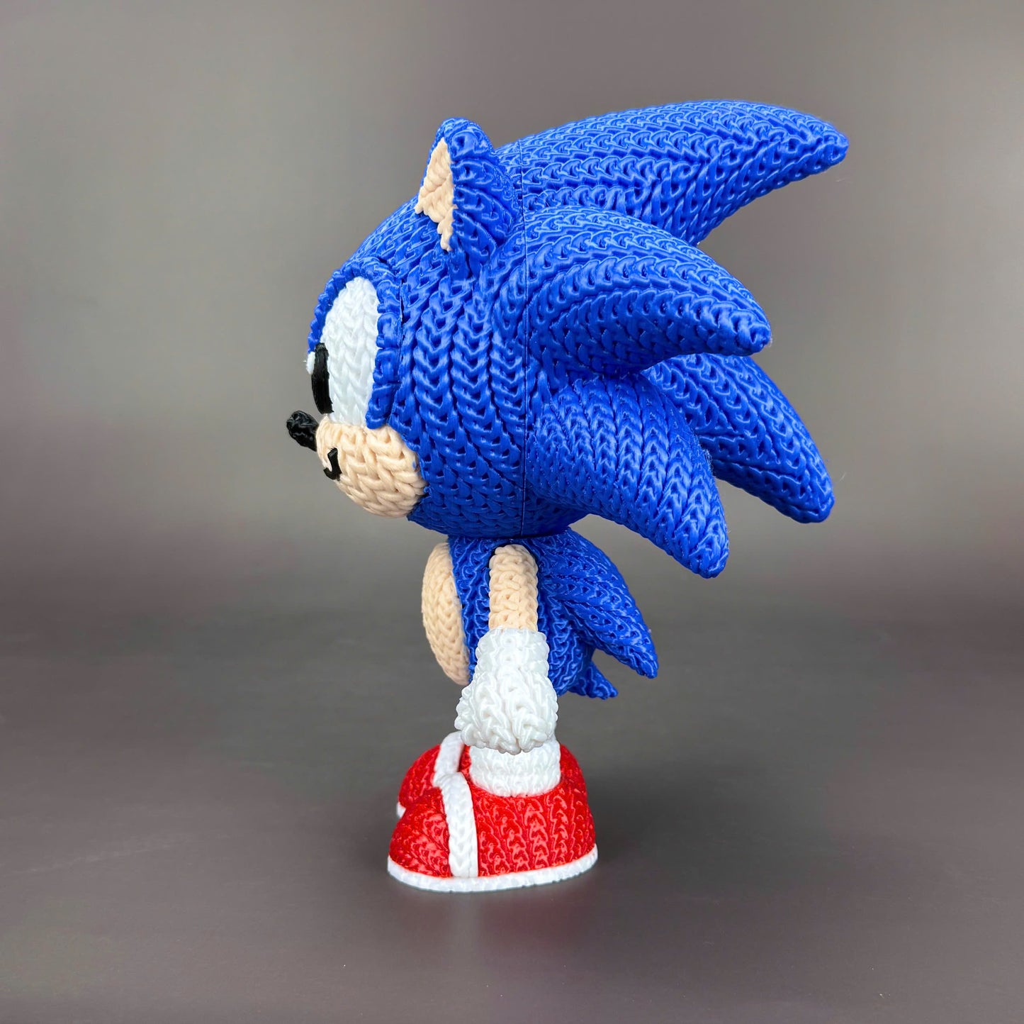 Sonic & Friends- 3D Printed Knitted Design Figures- Unique Display Fan Art Collectibles