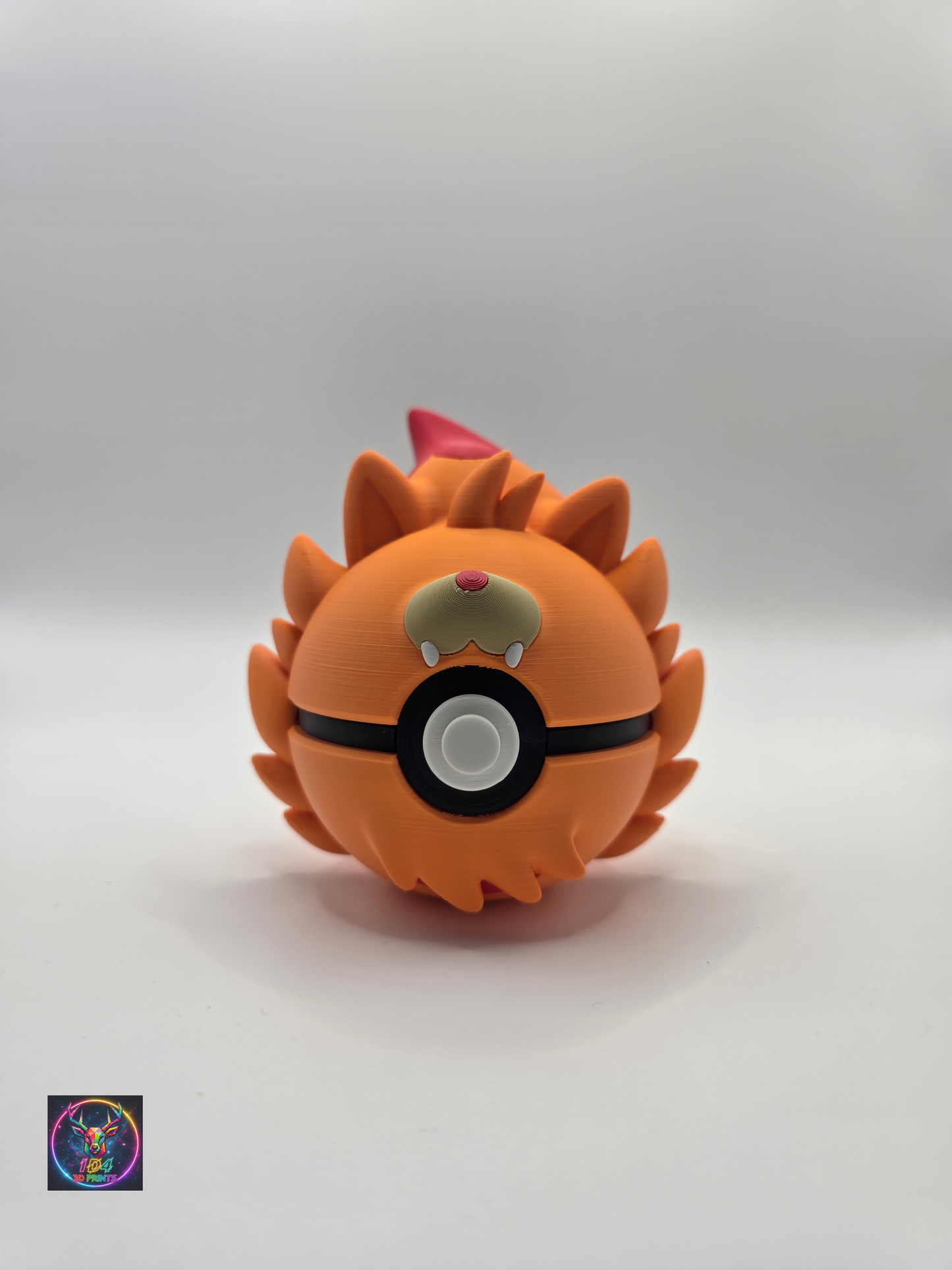 Character Design - 3D Printed Character Ball - Pombon - Unique Display Collectible.