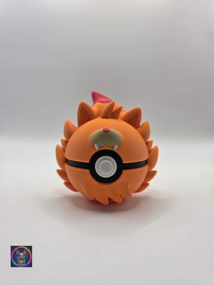 Character Design - 3D Printed Character Ball - Pombon - Unique Display Collectible.