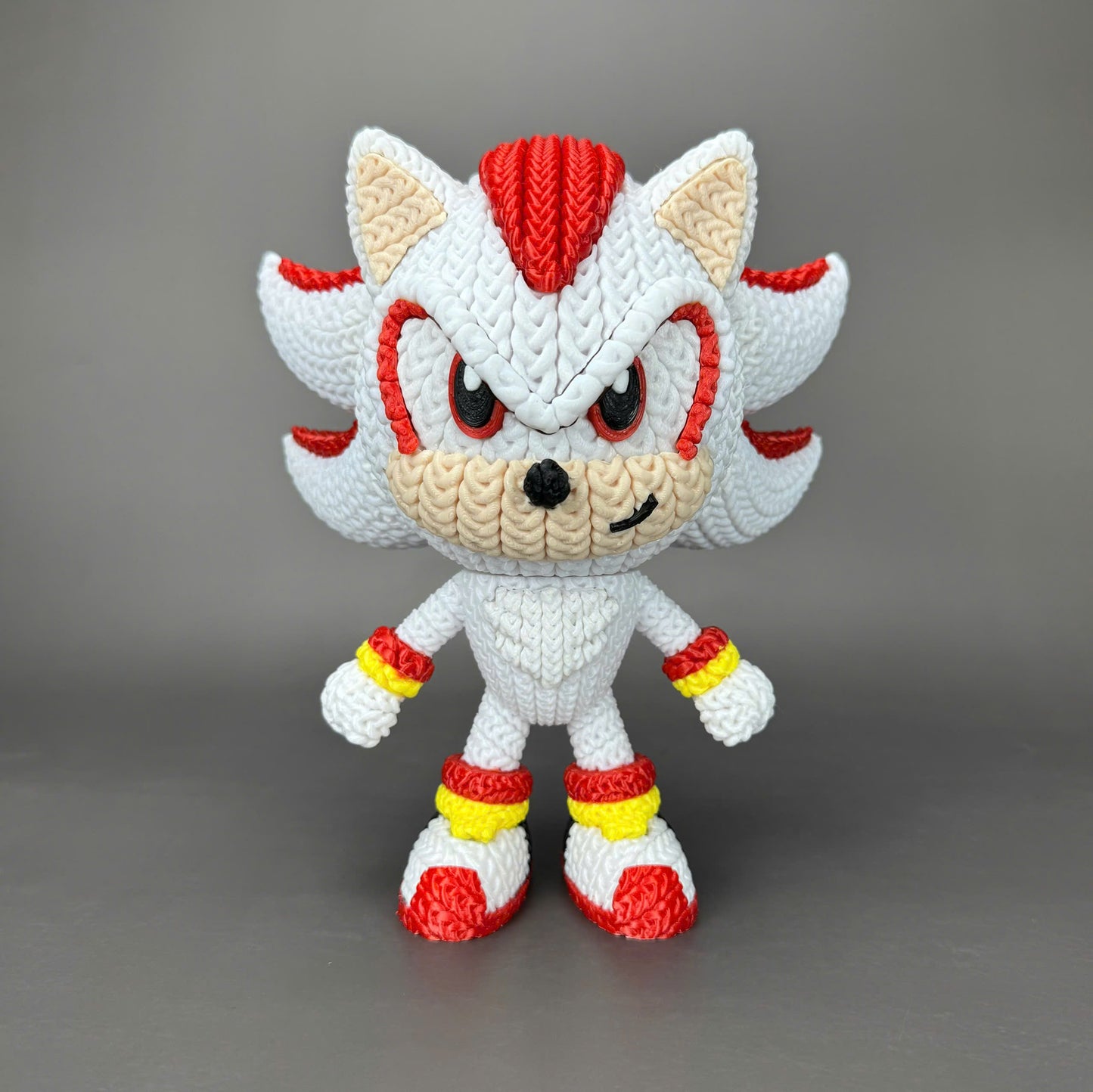Sonic & Friends- 3D Printed Knitted Design Figures- Unique Display Fan Art Collectibles