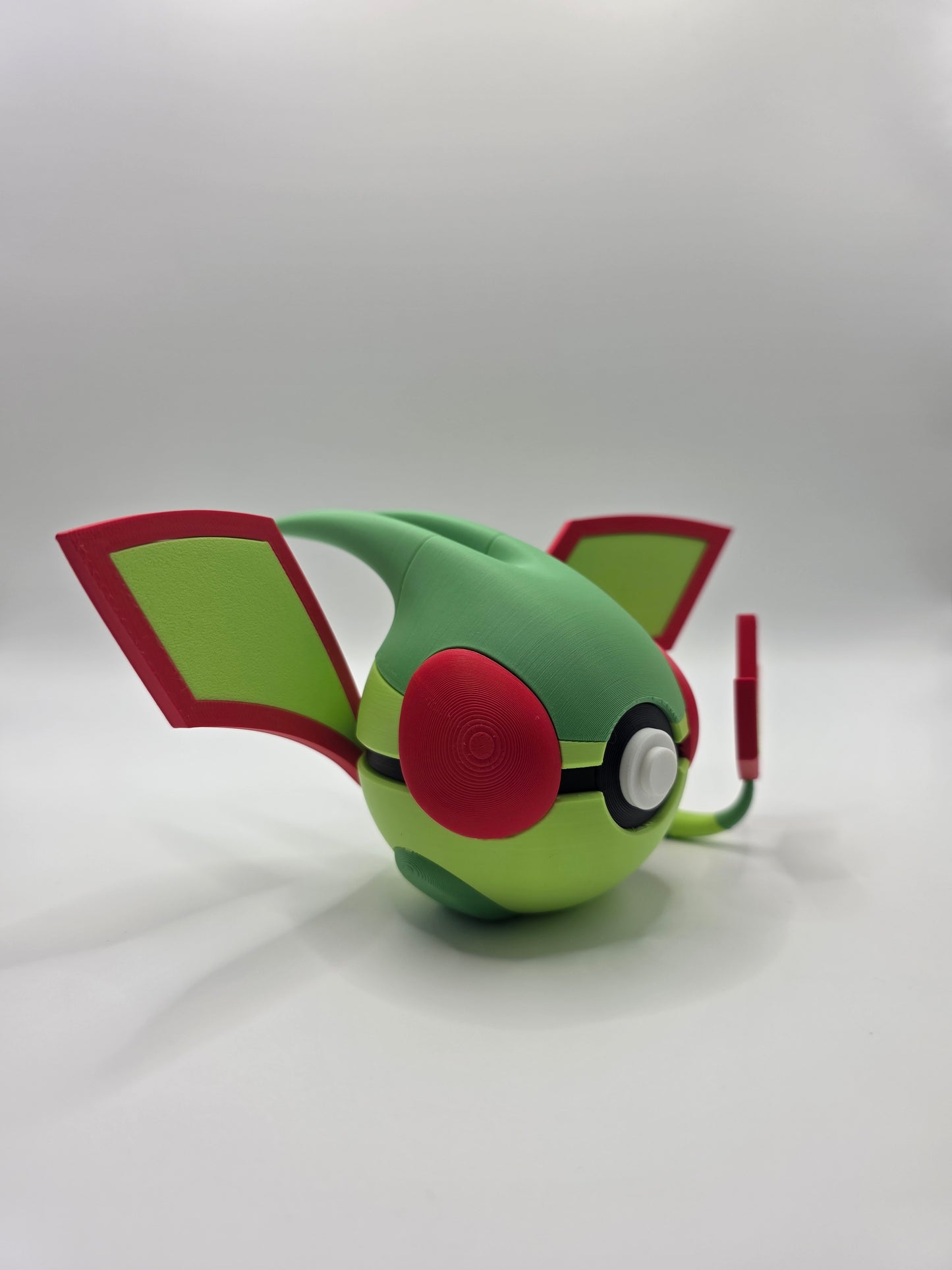 Character Design - 3D Printed Character Ball - Flygon - Unique Display Collectible.