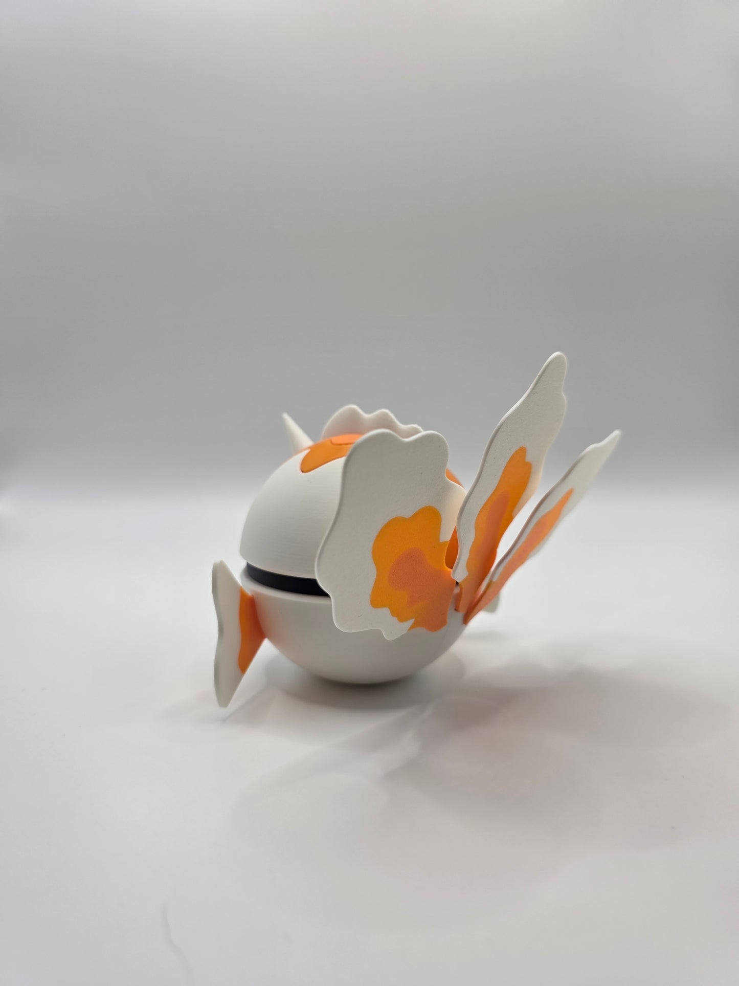 Character Design - 3D Printed Character Ball - Goldeen - Unique Display Collectible.