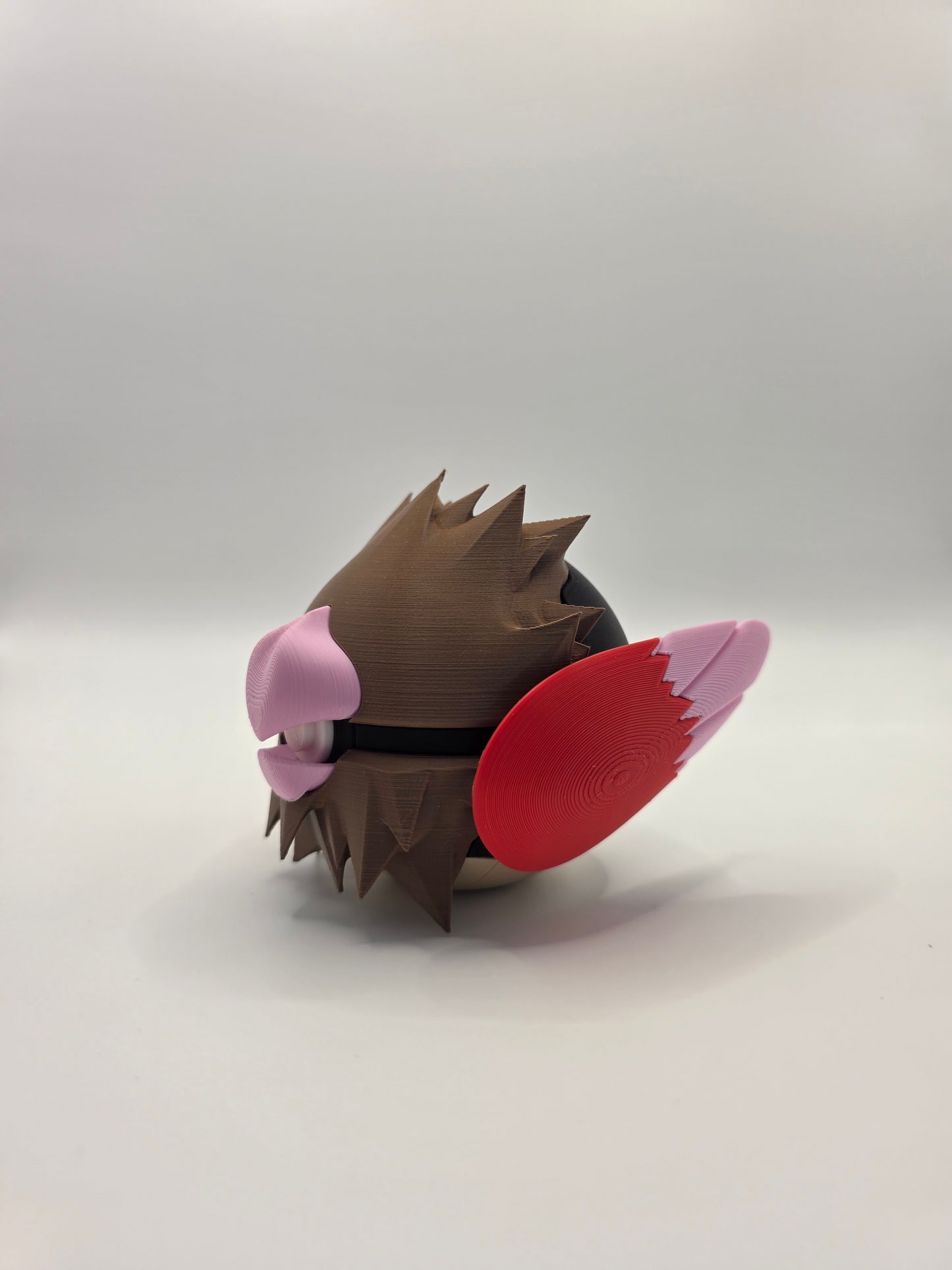 Character Design - 3D Printed Character Ball - Spearow - Unique Display Collectible.
