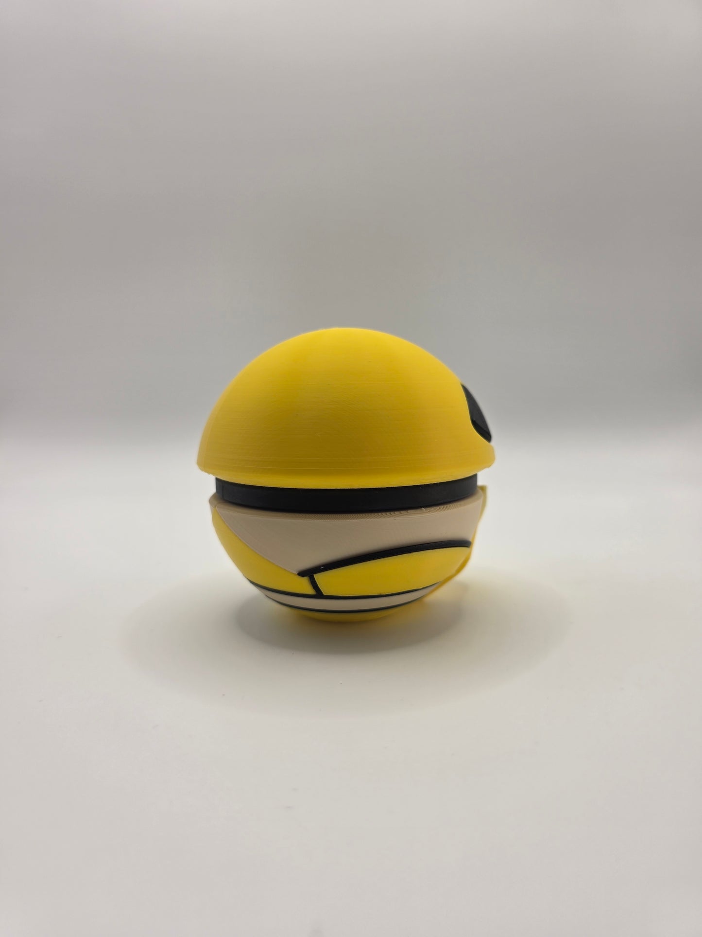 Character Design - 3D Printed Character Ball - Kakuna - Unique Display Collectible.