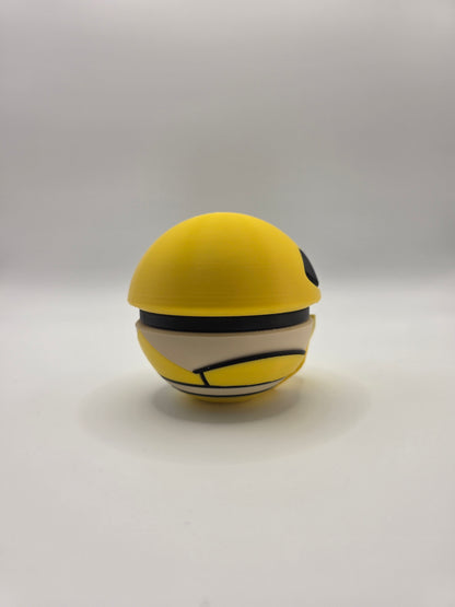 Character Design - 3D Printed Character Ball - Kakuna - Unique Display Collectible.