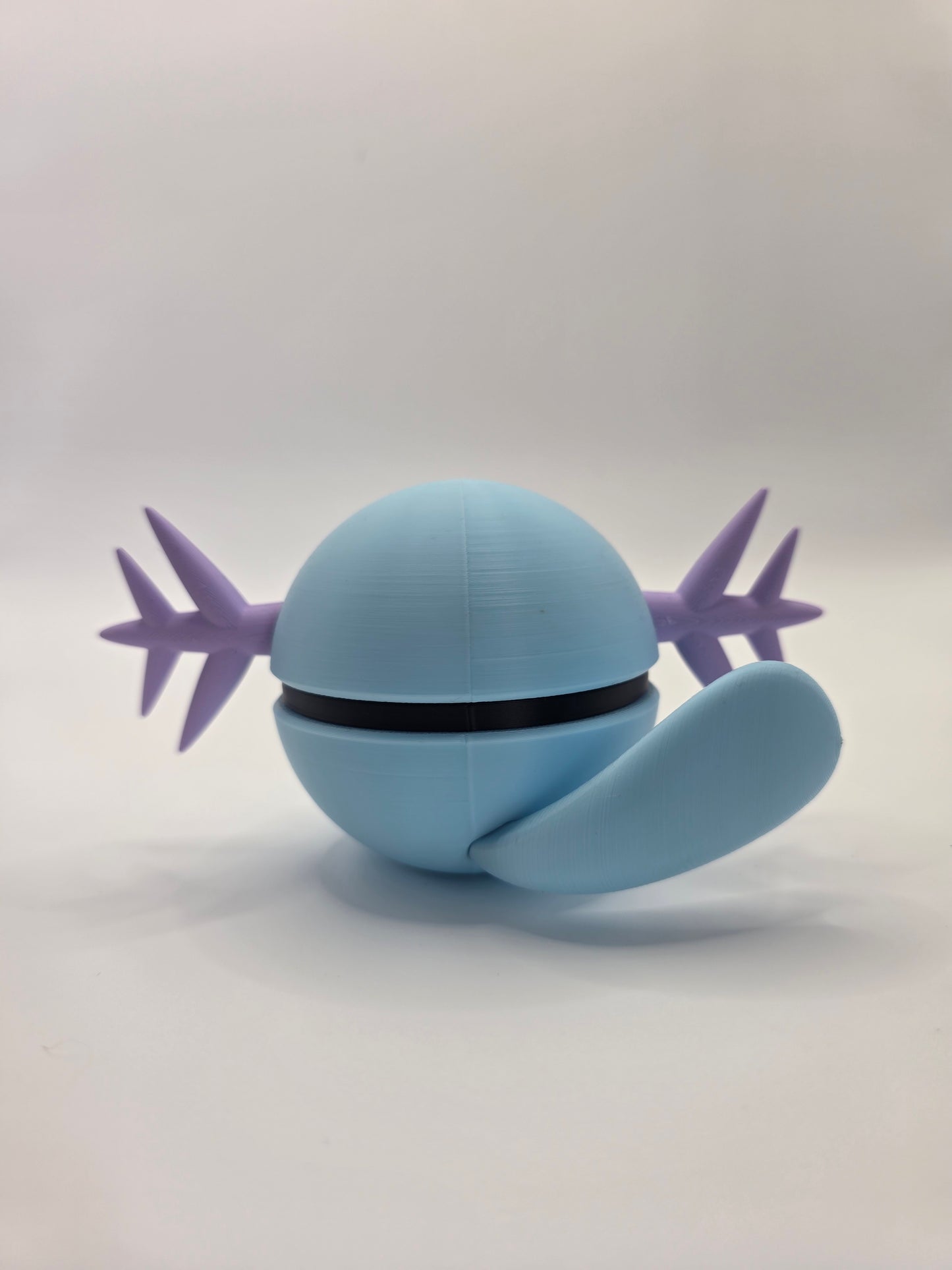 Character Design - 3D Printed Character Ball - Wooper - Unique Display Collectible.