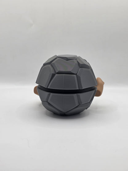 Character Design - 3D Printed Character Ball - Golem - Unique Display Collectible.