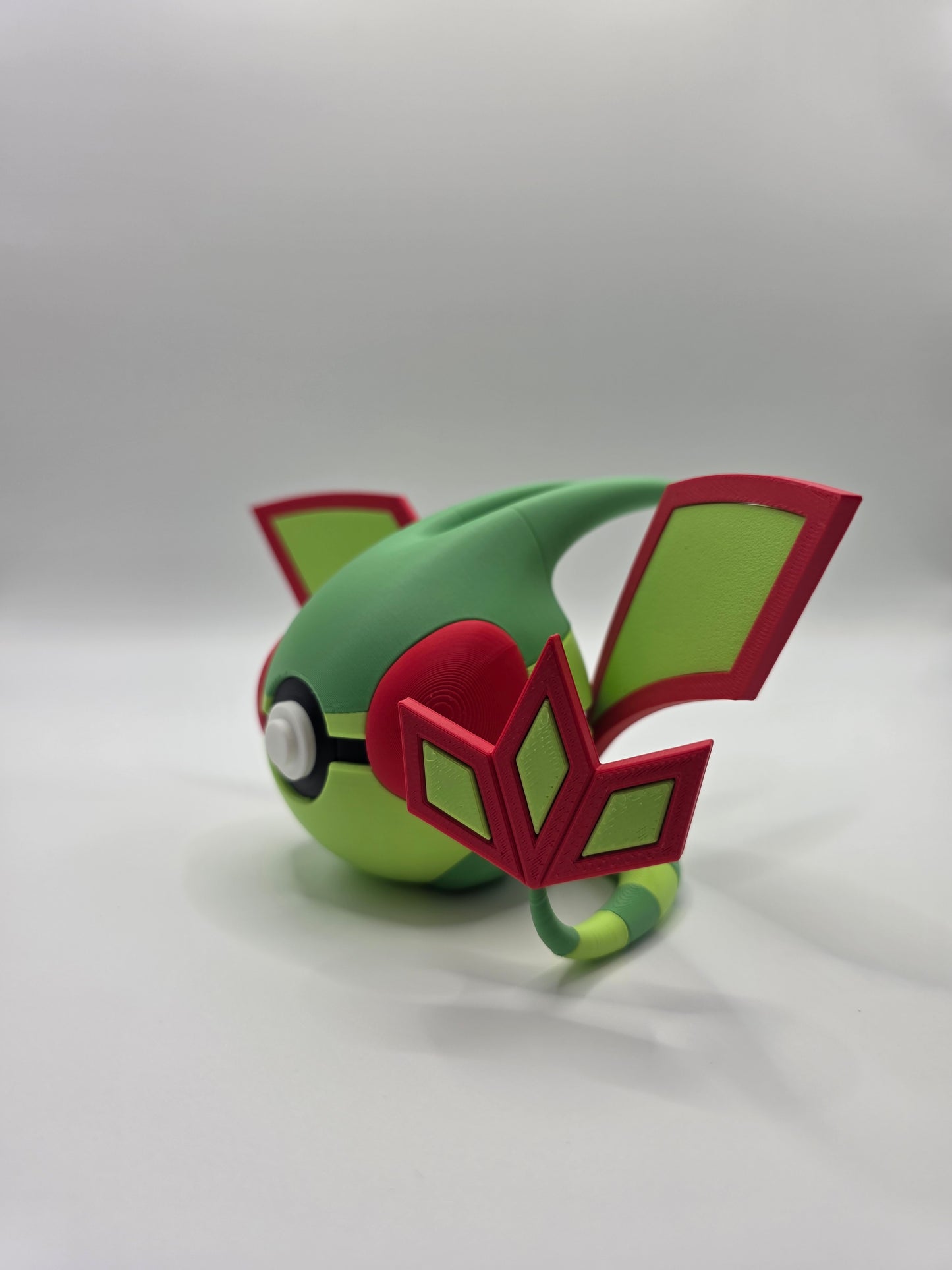 Character Design - 3D Printed Character Ball - Flygon - Unique Display Collectible.