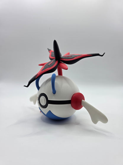 Character Design - 3D Printed Character Ball - Eternal Floette - Unique Display Collectible.