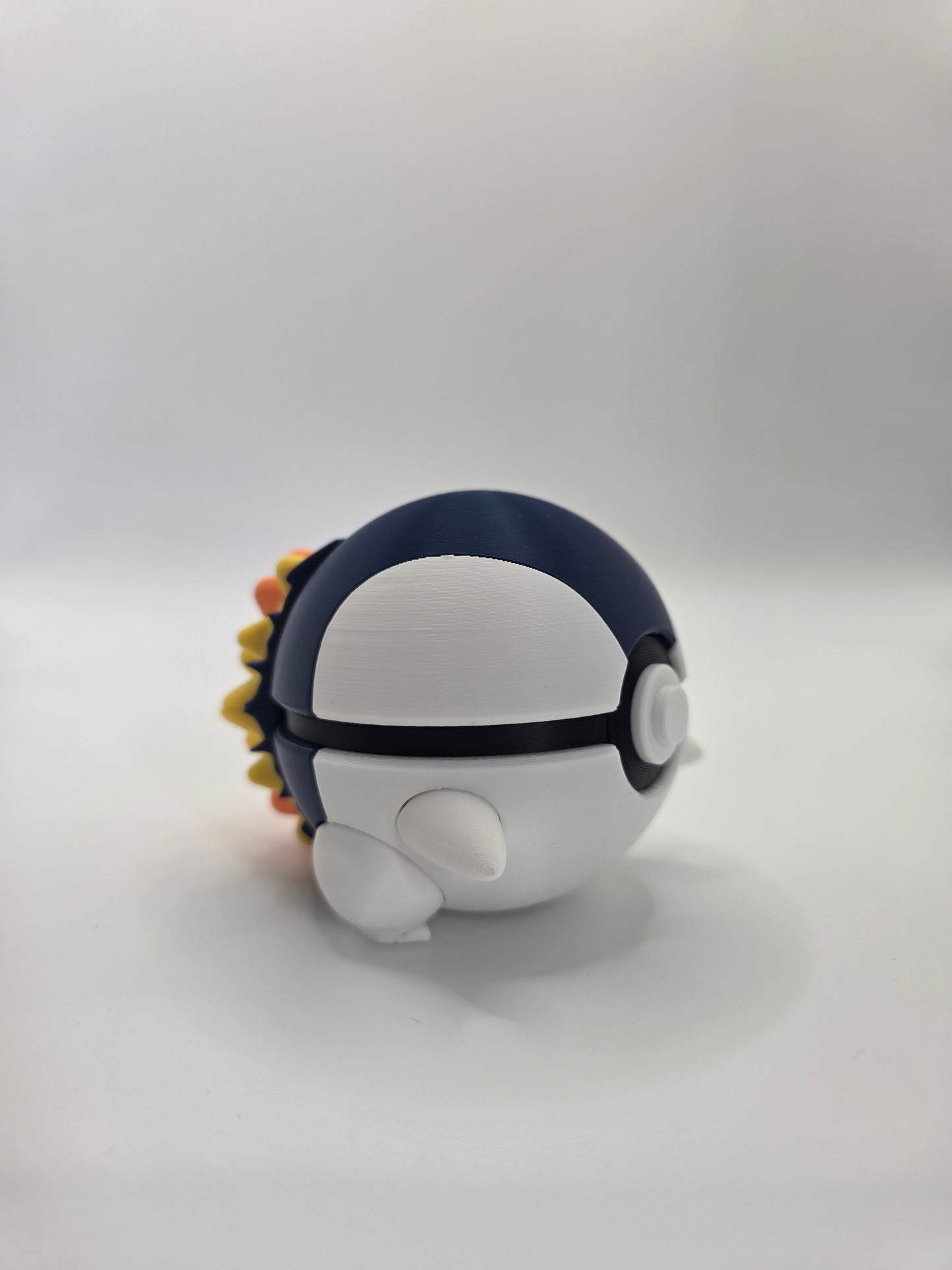 Character Design - 3D Printed Character Ball - Cyndaquil - Unique Display Collectible.