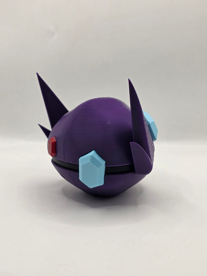 Character Design - 3D Printed Character Ball - Sableye - Unique Display Collectible.
