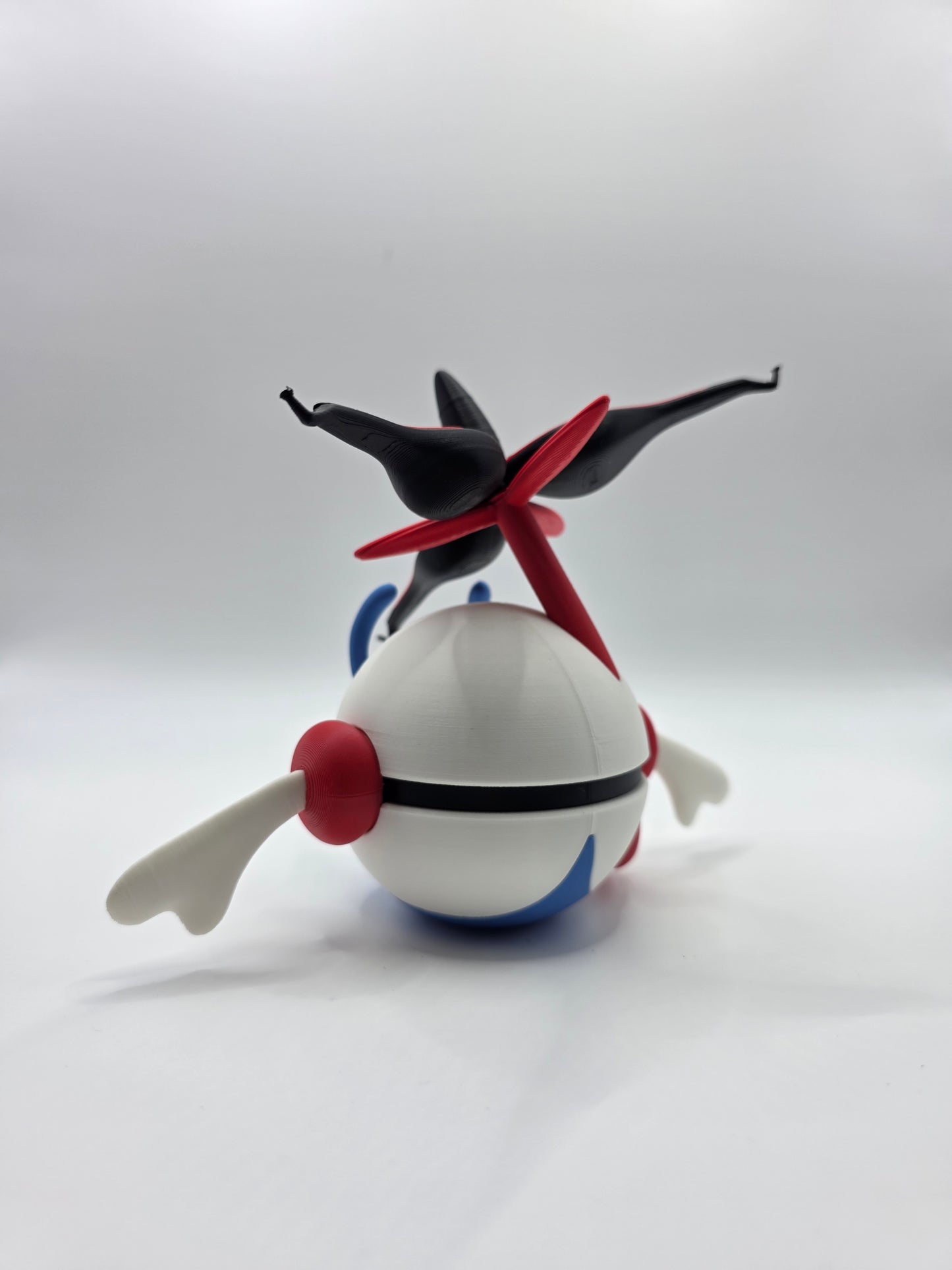 Character Design - 3D Printed Character Ball - Eternal Floette - Unique Display Collectible.