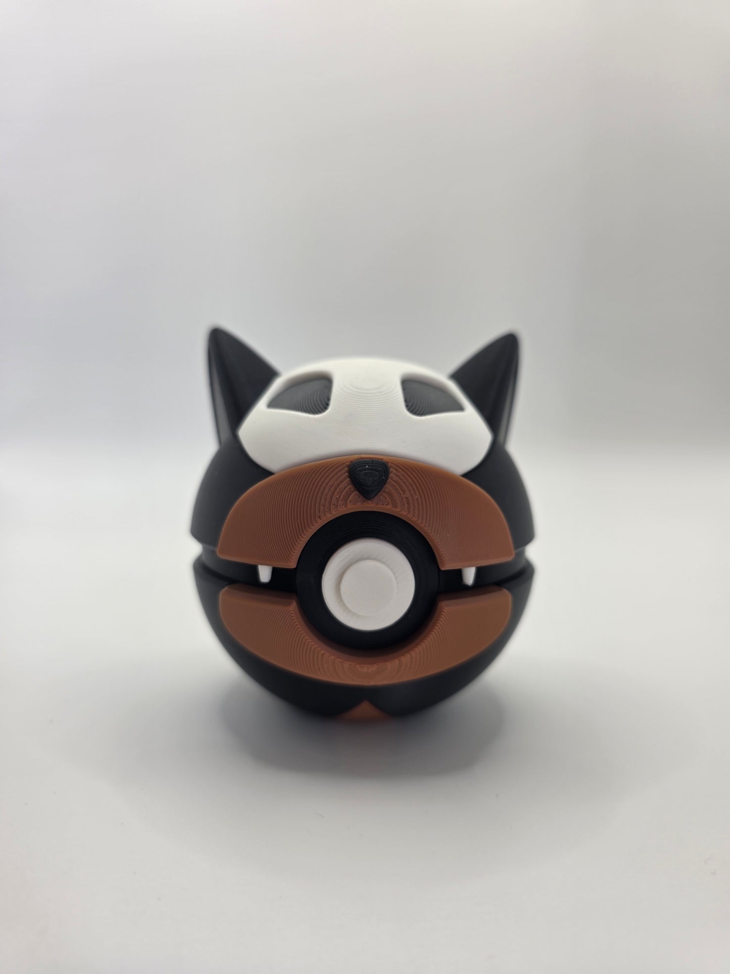 Character Design - 3D Printed Character Ball - Houndour - Unique Display Collectible.