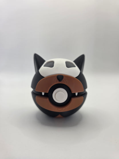 Character Design - 3D Printed Character Ball - Houndour - Unique Display Collectible.
