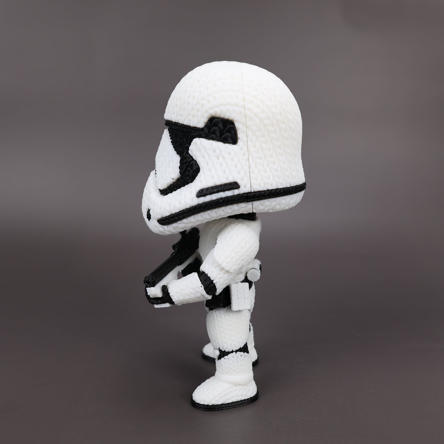 Knitted Design - 3D StarWars Inspired Character Figures - Unique Display Collectible