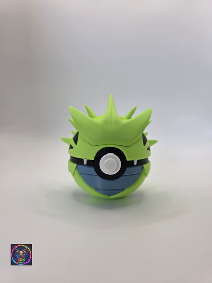 Character Design - 3D Printed Character Ball -Tyranitar - Unique Display Collectible.
