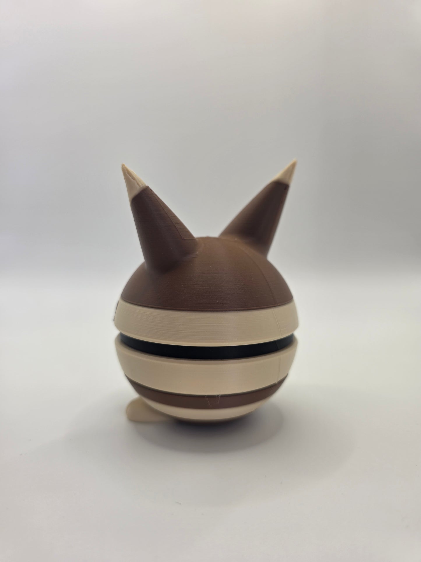 Character Design - 3D Printed Character Ball - Furret - Unique Display Collectible.