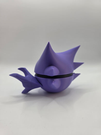 Character Design - 3D Printed Character Ball - Haunter - Unique Display Collectible.
