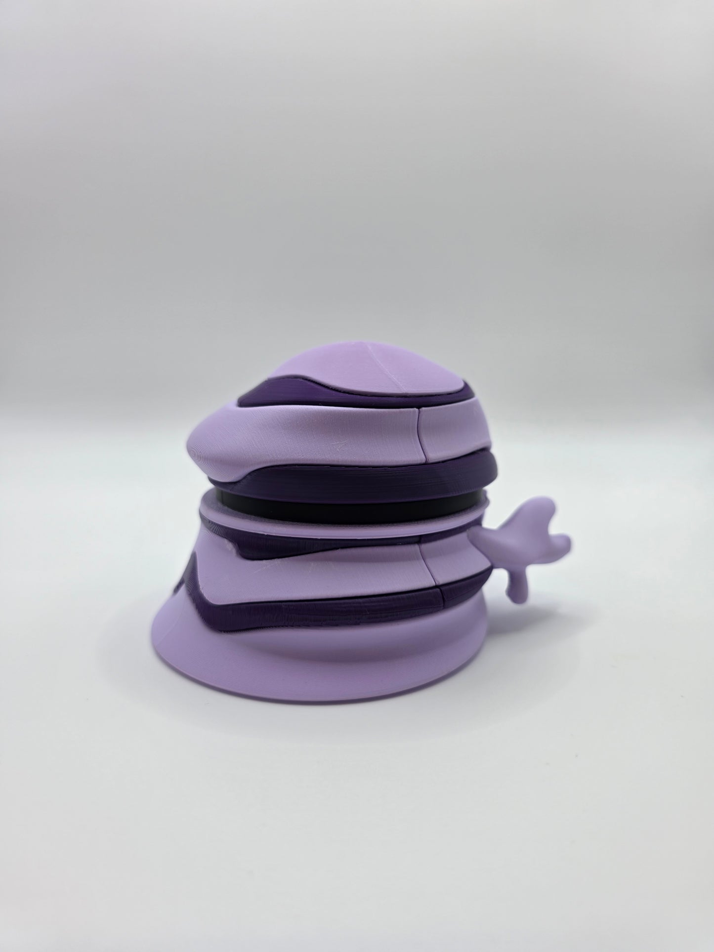 Character Design - 3D Printed Character Ball - Grimer - Unique Display Collectible.