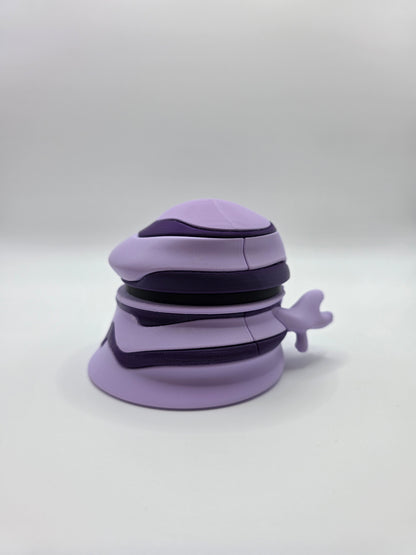 Character Design - 3D Printed Character Ball - Grimer - Unique Display Collectible.