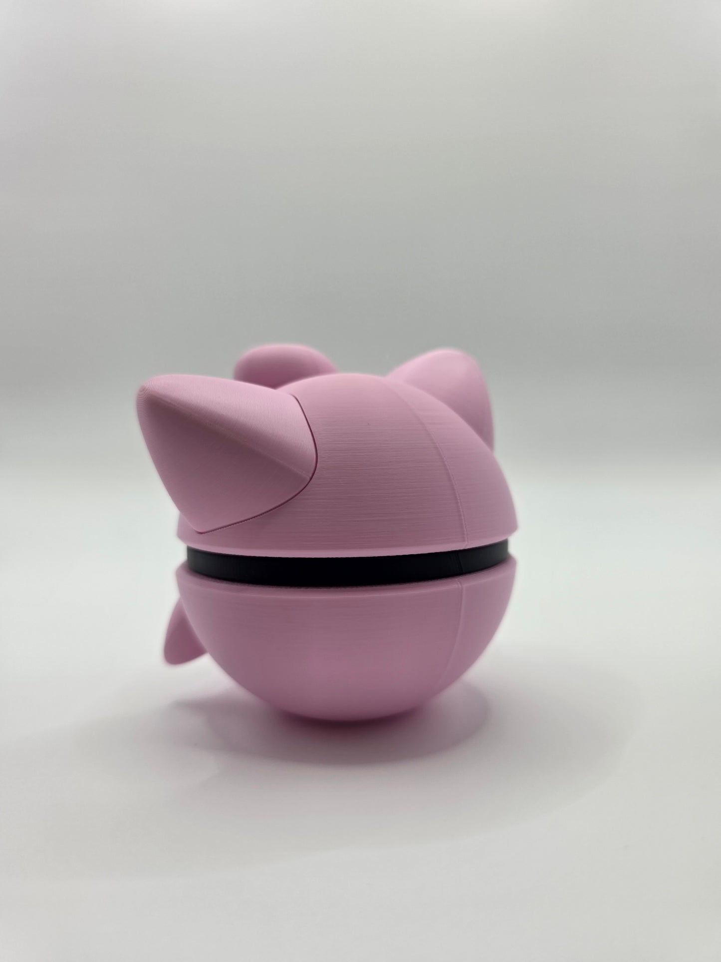 Character Design - 3D Printed Character Ball - Jigglypuff - Unique Display Collectible.
