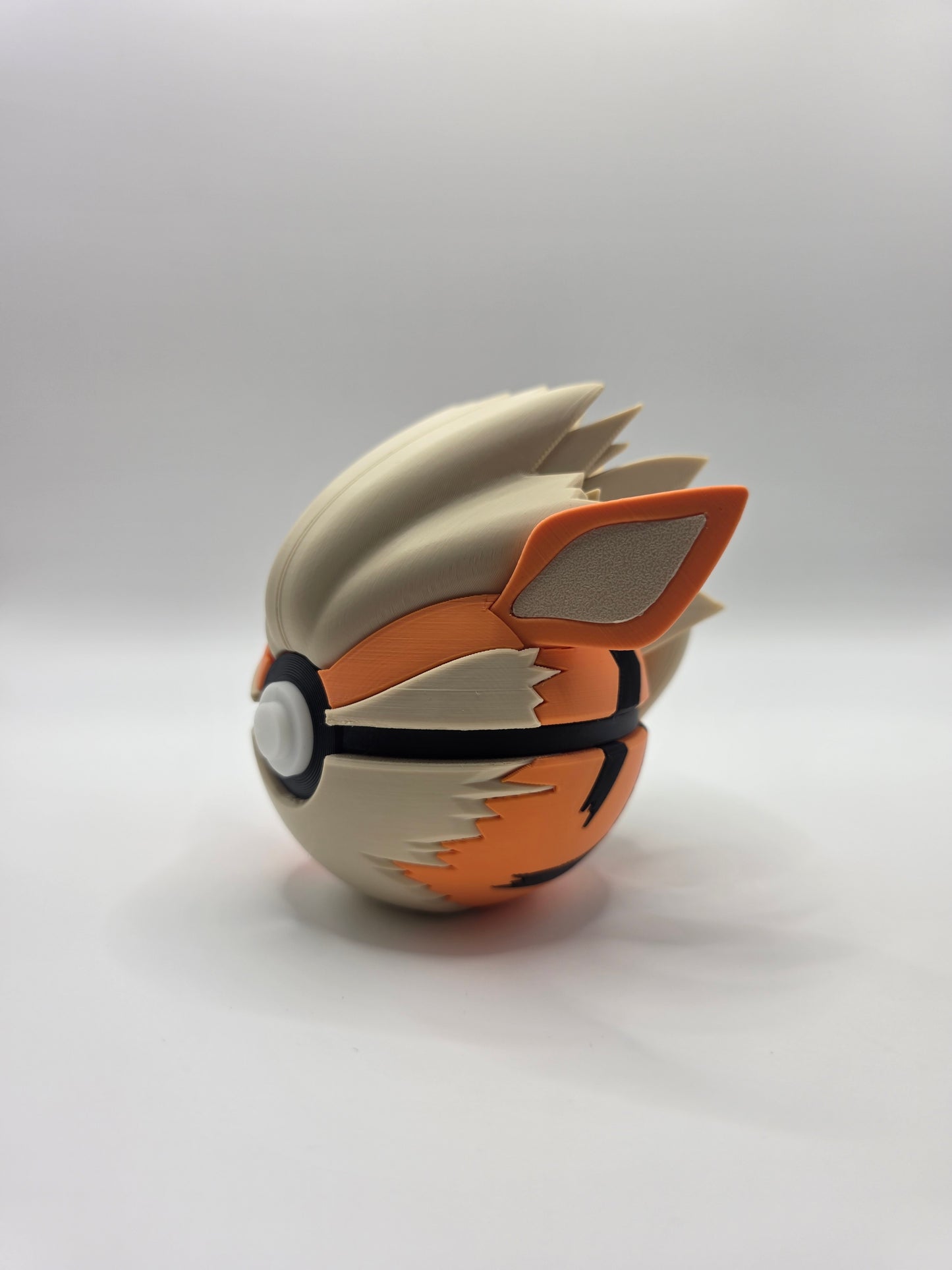Character Design - 3D Printed Character Ball - Arcanine - Unique Display Collectible.
