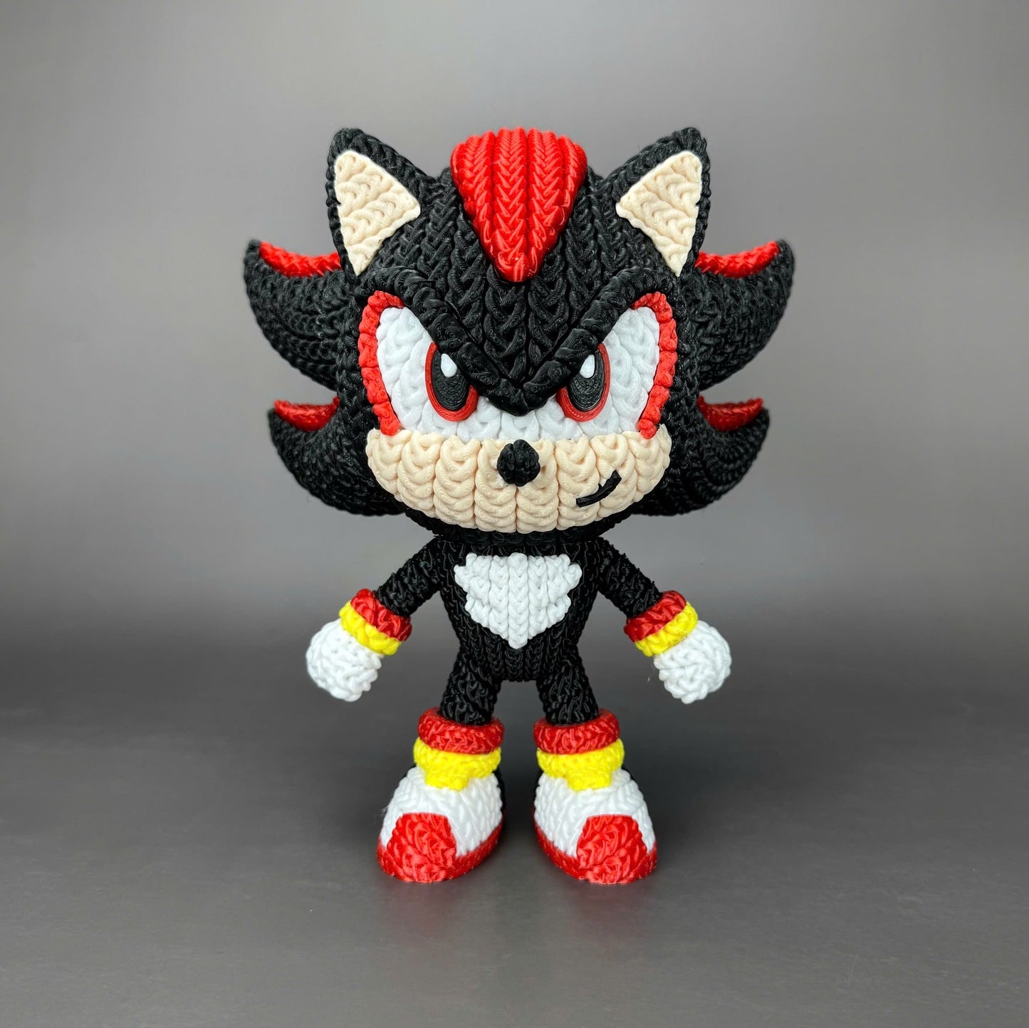 Sonic & Friends- 3D Printed Knitted Design Figures- Unique Display Fan Art Collectibles