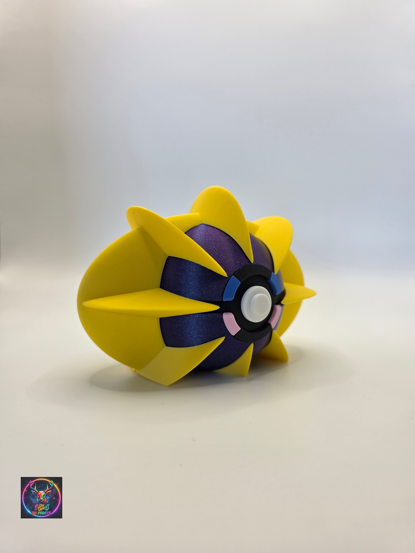 Character Design - 3D Printed Character Ball - Cosmoem - Unique Display Collectible.