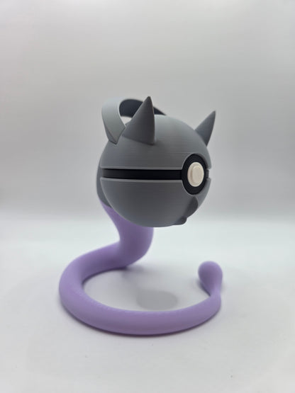 Character Design - 3D Printed Character Ball - Mega Mewtwo Y - Unique Display Collectible.