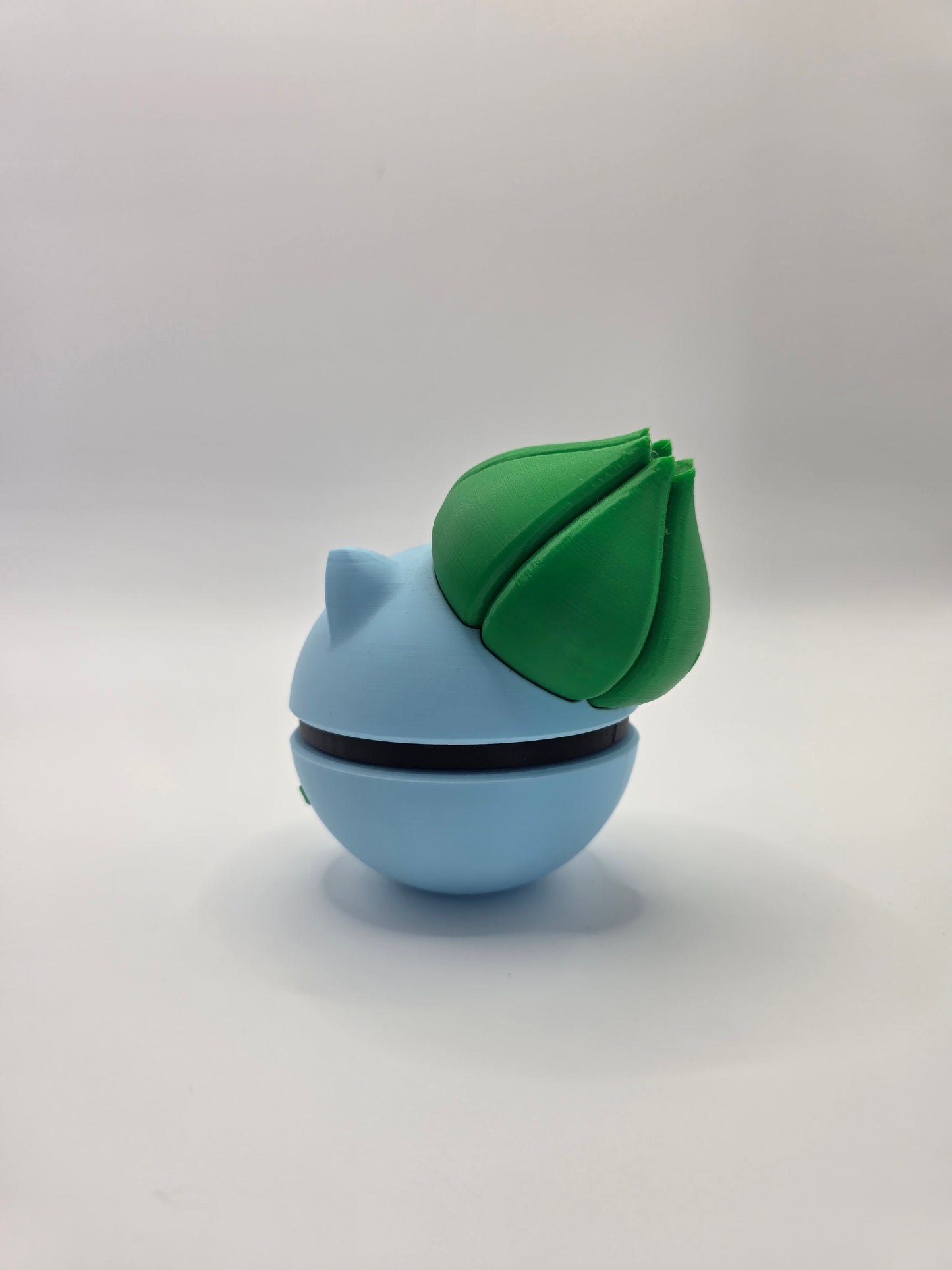 Character Design - 3D Printed Character Ball - Bulbasaur - Unique Display Collectible.