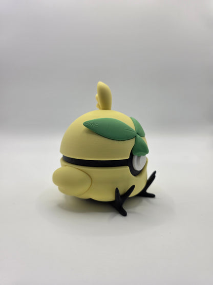 Character Design - 3D Printed Character Ball - Browt - Unique Display Collectible.