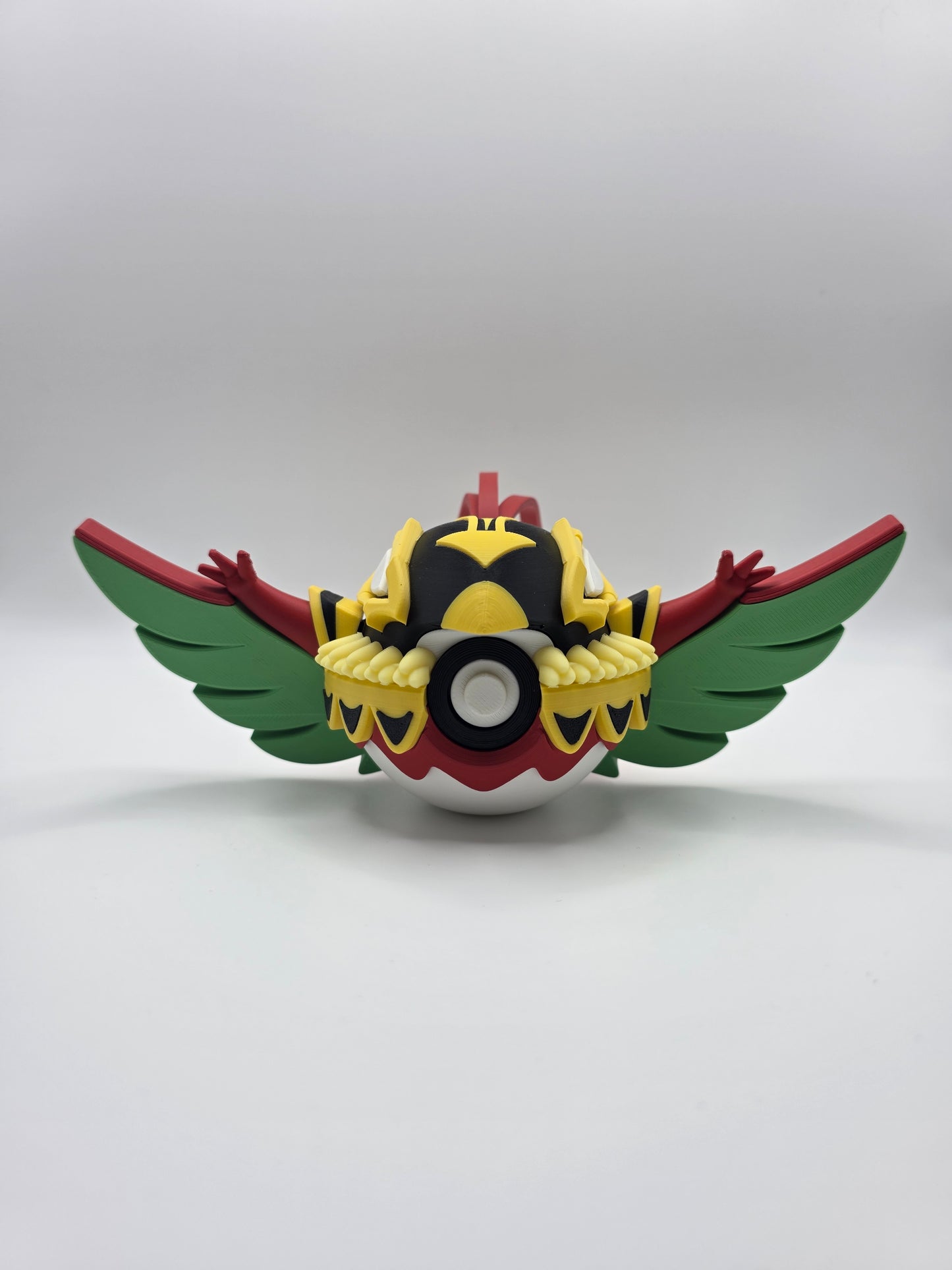 Character Design - 3D Printed Character Ball - Mega Hawlucha - Unique Display Collectible.
